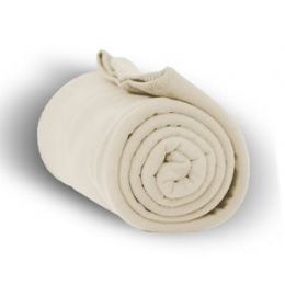 20 Bulk Fleece Blankets/throw -Cream