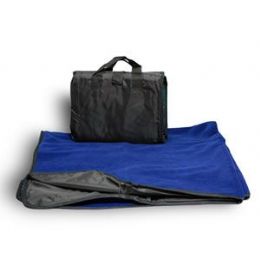 24 Bulk Fleece Picnic Blanket - Royal