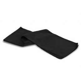 48 Bulk Fleece Scarf - Black