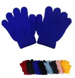 60 Bulk Kids Magic Gloves Assorted Colors