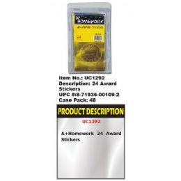 48 Bulk Gold Award Labels - 24 Count 