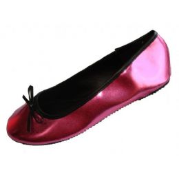 18 Bulk Ladies Metallic Ballerina Flat