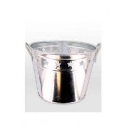 24 Bulk Tin Bucket With Stars