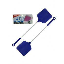 24 Bulk Fly Swatters With Wire Handles