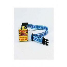 24 Bulk Adjustable Dog Collar With Plaid Design