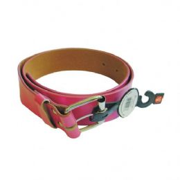 96 Bulk Women Belt Pink Assorted Size