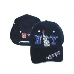 144 Bulk New York Liberty Baseball Cap Assorted Colors