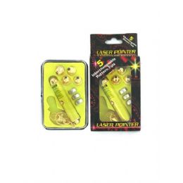 24 Bulk Laser Pointer Key Chain With Interchangeable Heads