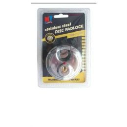 48 Bulk 70mm Stainless Steel Disc Padlock