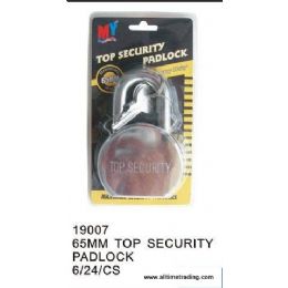 24 Bulk 65mm Top Security Padlock