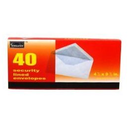 96 Bulk Boxed Security Envelopes - #10 - 40 Count