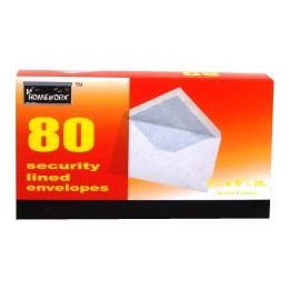 24 Bulk Boxed Security Envelopes - #6 3/4- 80 Count