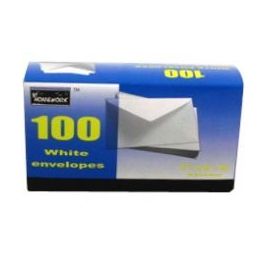 24 Bulk Boxed White Envelopes - #6 3/4 - 100 Count
