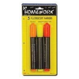 48 Bulk Fluorescent Markers - 3 Pk - Asst. Neon Colors