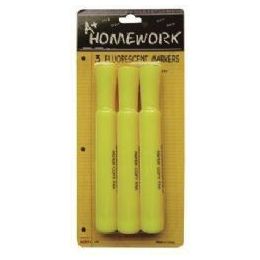 48 Bulk Fluorescent Markers - 3 Pk - Asst. Neon Colors