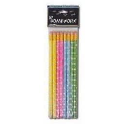 48 Bulk Foil Pencils - 8 Pk - Assorted. Metallic Designs