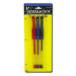 48 Bulk Gel Pens - 3 Pk - Black,blue, Red - Inks