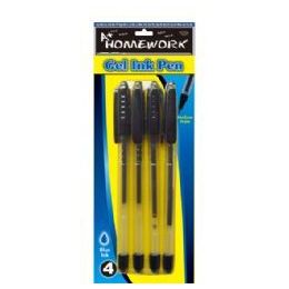 48 Bulk Gel Pens - 4 Pk - Blue Ink