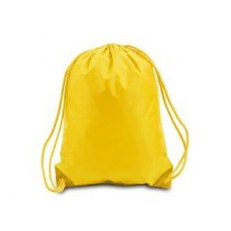 60 Bulk Drawstring Backpack - Golden Yellow