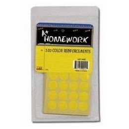 96 Bulk Paper Reinforcments - 320 Pack - Asst. Colors