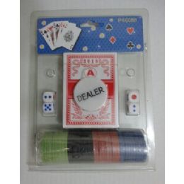72 Bulk Card/dice/poker Chip Set
