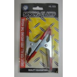 24 Bulk 2pc 4 Metal Spring Clamps