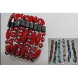 180 Bulk 36 Inch Magnetic NecklacE-Large Rock Beads Bracelet