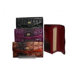 96 Bulk Womens Fold Over Wallet