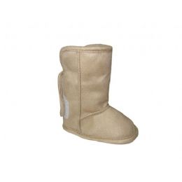 24 Bulk Beige Microsude Plush Boots