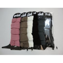 120 Bulk Leg WarmerS--Knit Flower