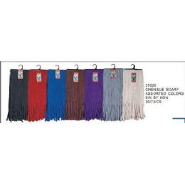 72 Bulk Chenille Scarf