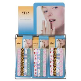 144 Bulk Viva 4 Pc Nail Care Set On Display Rack