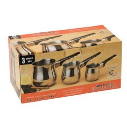 24 Bulk 3 Piece Stainless Steel Coffee Warmer Set