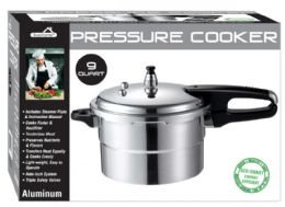 4 Bulk 9.0 Qt Aluminum Pressure Cooker