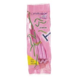 144 Bulk Item# 1012 Silksation 10 Pk Women's Twin Blade Razors