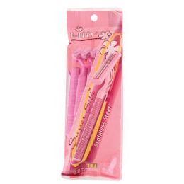 144 Bulk 10 Pack Womens Stainless Steel Twin Blade Razors