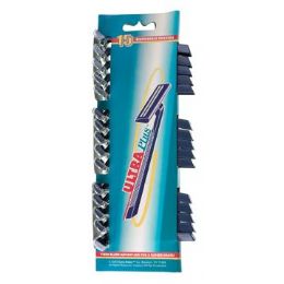 96 Bulk 15 Pack Ultra Plus Men's Disposable Razors