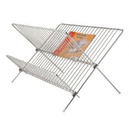 24 Bulk Compact Chrome Dish Rack