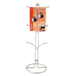 12 Bulk Chrome Mug Tree