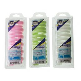 144 Bulk Plastic Shower Curtain Hooks (assorted Colors)