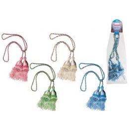 96 Bulk Wholesale 2 Piece Medium Curtain Tie Set - Wholesale Sock Deals