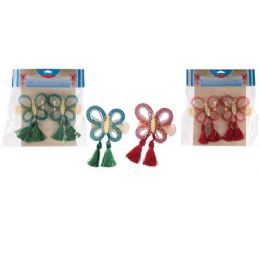 96 Bulk 2 Piece Butterfly Curtain Clip Set