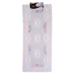 144 Bulk 16"x36" Airbrushed Lace Runner