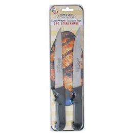 144 Bulk 2 Piece Stainless Steel Steak Knives