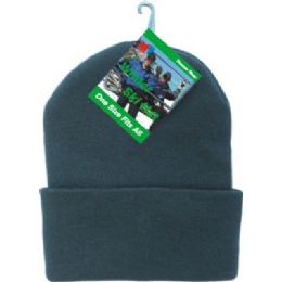 48 Bulk Winter Ski Hat Black Only