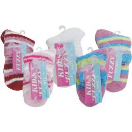 144 Bulk Kids Fuzzy Sock