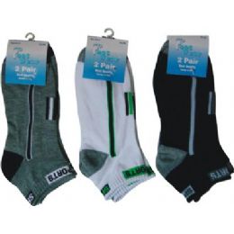 144 Bulk Ladies 2 Pair Pack 9-11 Sport Ankle Sock