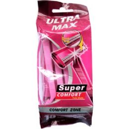 48 Bulk Ladies 10 Pack Shaving Razors