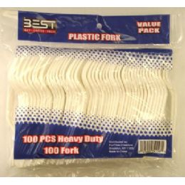 96 Bulk 100 Piece Plastic Spoon