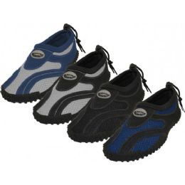 36 Bulk Men's Wave Water Shoes In Assorted Colors Sizes 9-13